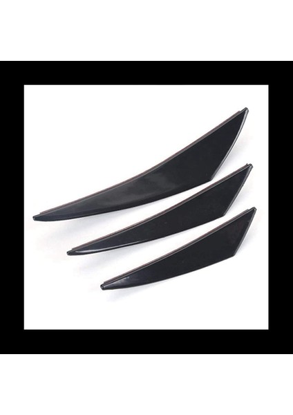 Evrensel Pvc Araba Ön Tampon Dudak Koruyucu Arka Difüzör Otomatik Spoiler Ayırtıcı Kanat Koruma Koruma 12 Pcs (Yurt Dışından)