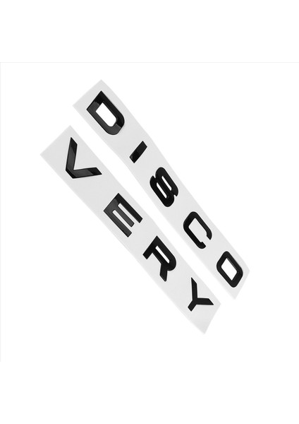 3D Parlak Siyah Mektup Keşif Araba Arka Ön Rozet Emblem Çıkartma Land Rover Ön Kaput Arka Bagaj (Yurt Dışından) modelleri