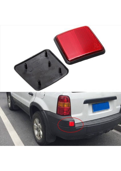 2x Araba Sağ Arka Tampon Reflektörü Ford Escape Için Arka Tampon Işığı Kuga Maverick 2005 2006 2007 5L8Z17808AA (Yurt Dışından) indirimleri