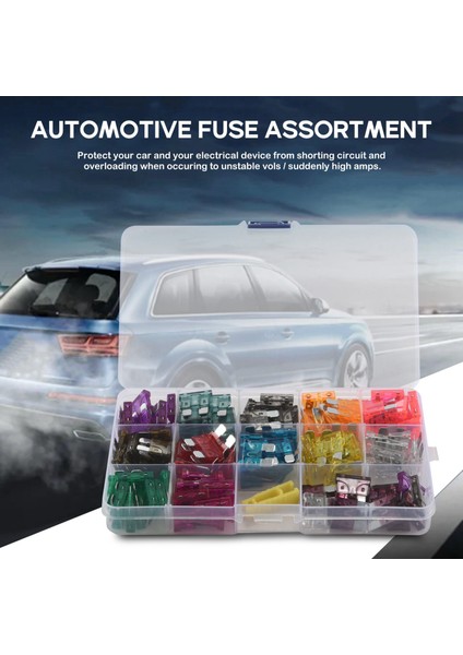130PCS Standart Bıçak Araç Sigortası Çiftlik 1A 2A 3A 4A 5A 7 5A 10A 15A 20A 25A 30A 35A 40A Otomatik Orta Bıçak Sigortalar Kiti - Atc/apr/ato/ats Otomotiv Sigortası Ürünlük (Yurt Dışından) modelleri