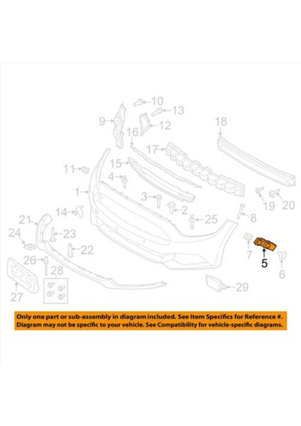 3paır Ön Sol ve Sağ Tampon Braketi Ford Mustang 2015-2017 FR3Z17C947B FR3Z17C947C (Yurt Dışından) fırsatları