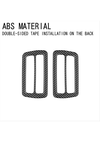 Toyota Tacoma Için Araç Ingutuzu Panel Hava Çocuk Çerçeşik Tacoma 2024 A/c Hava Çıkışı Döşeme Etiketleri Araç Aksesuarları Karbon Fiber (Yurt Dışından) indirimleri