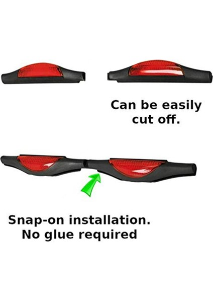 Araba Kapı Koruyucular Bump Stop Stop Kapı Koruma Koruma Şeriti Dent Reflektörler Araba Arka Ön Kapı Çıkanları Koruması (Yurt Dışından) fırsatları