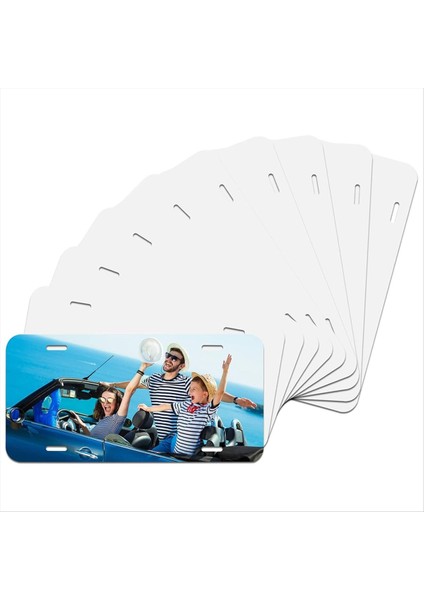 10 Paket Süblimasyon Plakası Boşlukları Kalınlık 0 65MM Isı Termal Transfer Sayfası Diy Resim Süblimasyon Boş (Yurt Dışından)