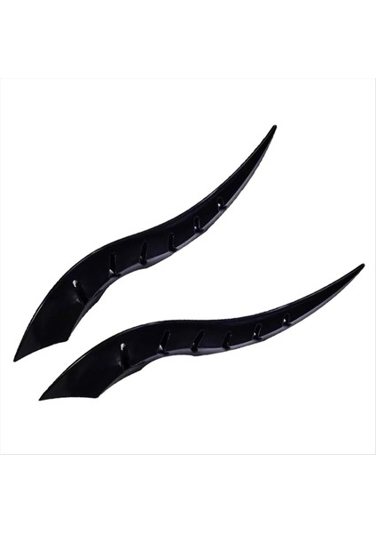 Araba Çatı Ejderha Boynuz Modifikasyonu Araba 3D Şeytan Boynuzlar Çıkartma Süsü Evrensel Cadılar Bayramı Araba Çatı Dekorasyon (Yurt Dışından)