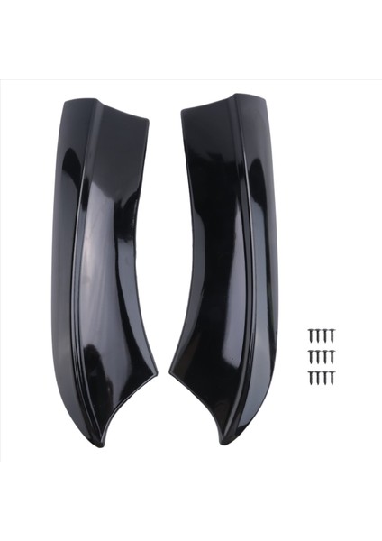 Dodge Charger Srt 15-19 Küçük Surround Modifikasyon Aksesuarları Için 1 Çift Siyah Arka Tampon Köşe Koruyucu (Yurt Dışından)