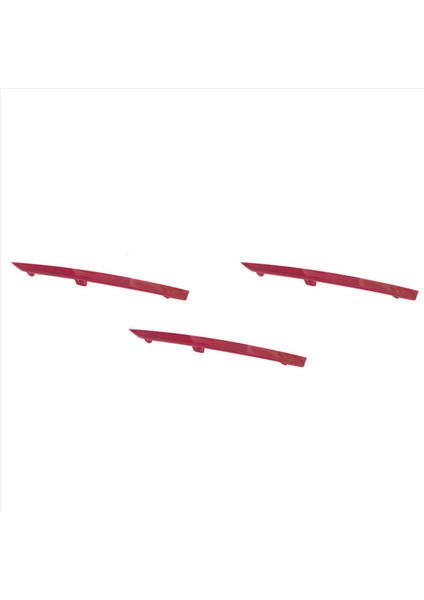 3x 63147847165 Arka Sol Tampon Reflektörü -Bmw 3 Serisi Için Kırmızı F30 F31 M Sport 2012+ (Yurt Dışından)