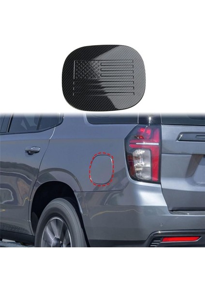 Chevy Banliyö Için Yakıt Deposu Kapak Döşeme 2020-2023 Tahoe Gmc Yukon 2021-2023 Aksesuarlar-Abs Karbon Fiber (Yurt Dışından) fiyatları
