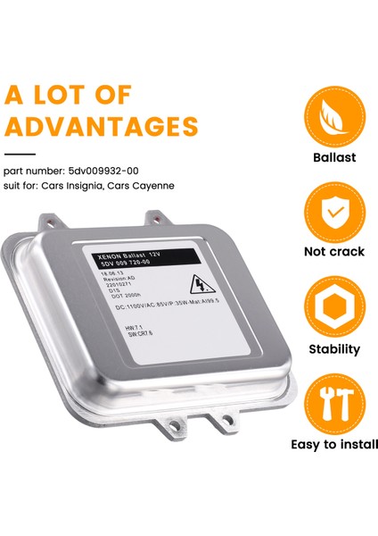 1pcs 5DV009720-00 5dv 009 720 00 1232335 Xenon Far Balast Kontrol Ünitesi Modülü Xenon Lambası (Yurt Dışından) indirimleri