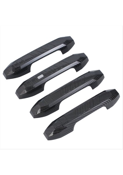 Chery Jetour Gezgin Için Araba Kapı Tutucu Kapak Döşeme 2023 2024 Aksesuarlar Karbon Fiber (Yurt Dışından)