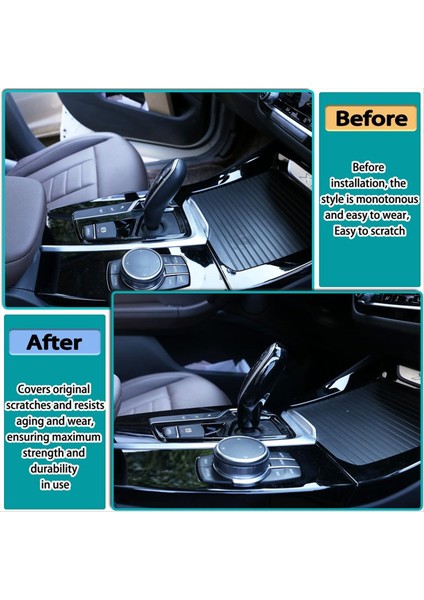 Bmw 5 7 Serisi Için G30 G11 G12 X3 X4 G01 G02 Araç Dişli Vites Değiştirme Düğmesi Dekoru Kapak Trim Iç Aksesuarlar - Siyah (Yurt Dışından) fırsatları