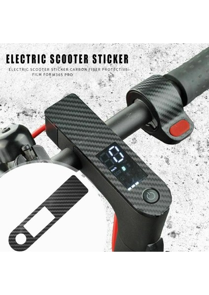 Elektrikli Scooter Sticker Karbon Fiber Su Geçirmez Xiaomi Mijia M365 Pro Scooter Aksesuarları Için Kayma Önleyici Koruyucu Film (Yurt Dışından) modelleri