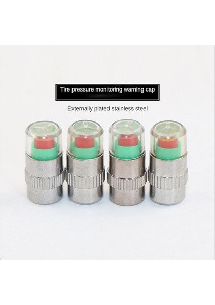 4pc Araç Lastik Basıncı Göstergesi Lastik Basınç Göstergesi Gösterge Uyarısı Izleme Valf Kapağı Sensörü Harici Valf Algılama (Yurt Dışından)