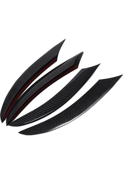 4pcs Karbon Fiber Araba Ön Tampon Spoiler Sis Lambası Izgara Trim Kapak Mercedes-Benz C-Sınıf C200 C260 W205 2019+ (Yurt Dışından)