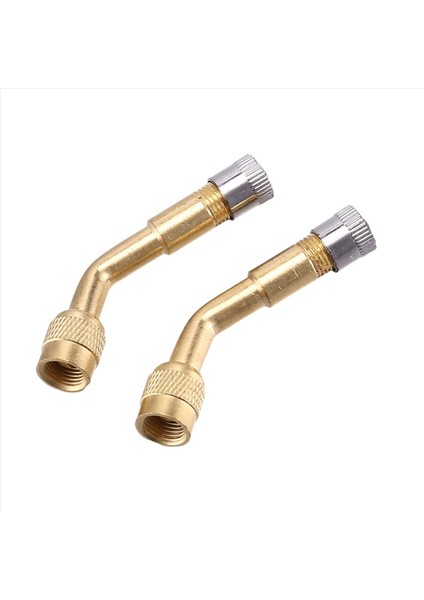 2 Pcs 135 Derece Hava Lastik Valfi Uzatma Adaptörü Motosiklet Arabaları Için Uzun Şey (Yurt Dışından)