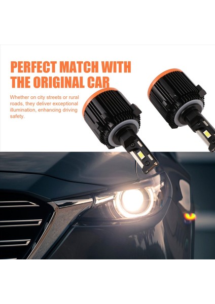 H15 LED Araba Işıkları Far Ampulleri Yüksek Düşük Böbrek Mazda Için Gündüz Koşu Işıkları Bmw Mercedes Audi Golf (Yurt Dışından) indirimleri