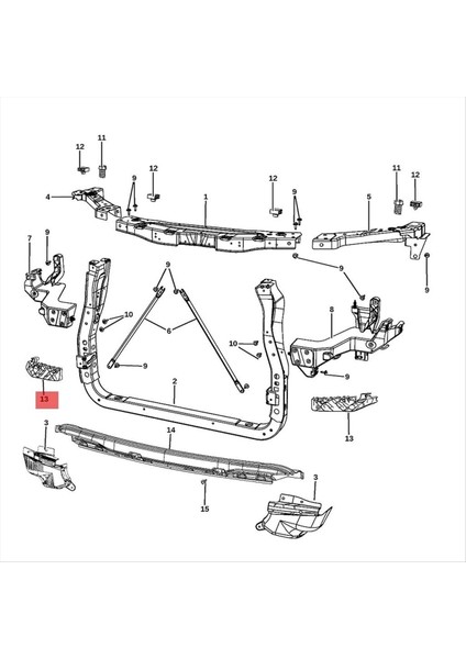 1 Çift Araba Ön Tampon Far Braketi Far Desteği 68223469AA 68223470AA Jeep Grand Cherokee 2014-2016 (Yurt Dışından) fırsatları