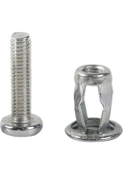 40 Pcs M6X25 Jack Nuts Araç Metal Vidalı Taç Pety Fındık Vidalı Içi Boş Duvar Demir Cilt (Yurt Dışından) fiyatları