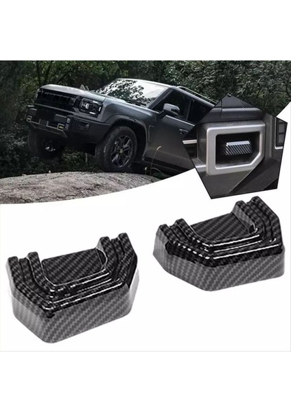 Off-Road Römork Kapağı Kaplama Çıkartmaları Römork Kanca Kapağı Dış Kaplama Chery Jetour Gezgin T2 Karbon (Yurt Dışından) indirimleri