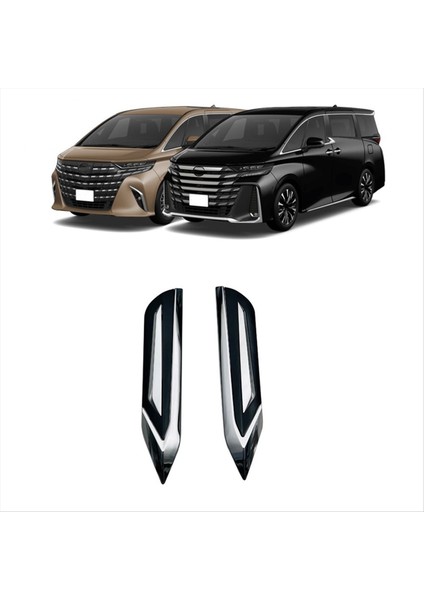 Toyota Alphard Vellfire 40 Serisi 2023 Araba Side Sinyal Işık Lambası Kapak Tarafı Amblem Trim Aksesuarları (Yurt Dışından) indirimleri