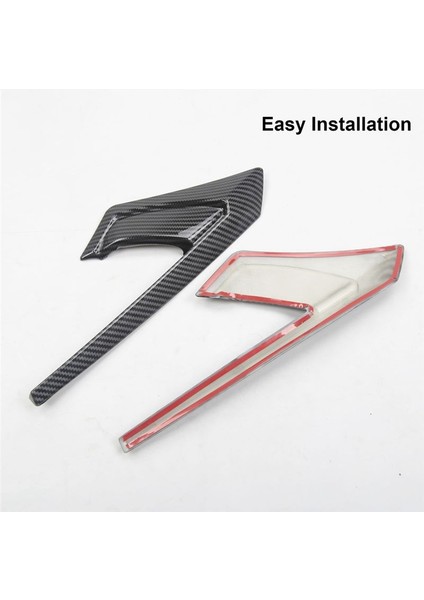 Tesla Model Y 2021-2023 Yan Kamera Kapağı Yan Kamera Gösterge Koruma Kapağı (Abs Parlak Karbon Fiber Deseni) (Yurt Dışından) fırsatları