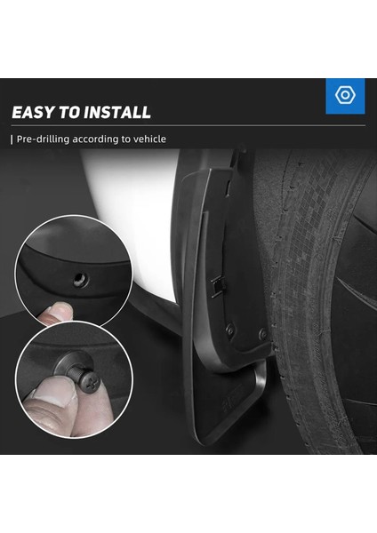 Ford Bronco Sport Için 2021 2022-2023 Araba Kalıplı Çamur Fleps Splash Gardiyanlar Çamurluklar Ön Arka Stil (Yurt Dışından) fırsatları