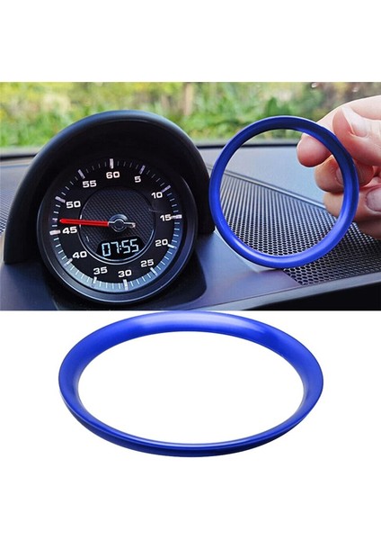 Porsche Panamera Için Compass Clock Starwatch Trim Ring Ring Araç Aksesuarları 911 Cayenne Macan Mor (Yurt Dışından) fırsatları