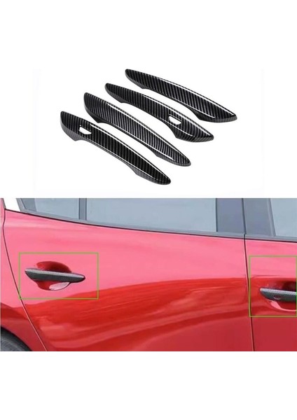 Mazda Cx-50 CX50 2023 Araç Dış Kapı Kolu Kapak Dış Koruyucusu Kapak Trim Aksesuarları (Abs Karbon Fiber) (Yurt Dışından) modelleri