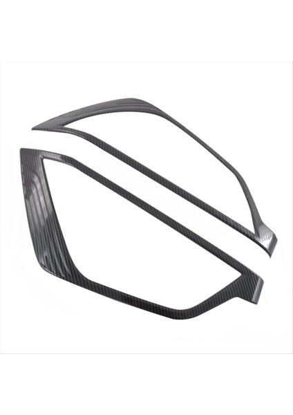 Isuzu D-Max Dmax 2021 2022 2023 Abs Karbon Fiber Araç Ön Far Kapağı Trim Çerçeve Aksesuarları (Yurt Dışından)