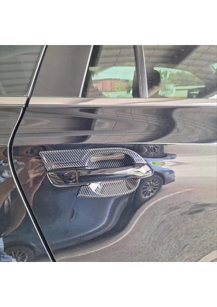 Araba Dış Kapı Kolu Kase Kapağı Isüzu Mu-X Mux 2022 2023 Aksesuarlar Karbon Fiber (Yurt Dışından) modelleri