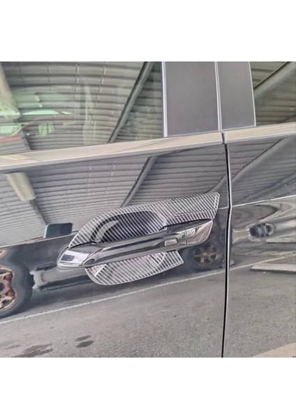 Araba Dış Kapı Kolu Kase Kapağı Isüzu Mu-X Mux 2022 2023 Aksesuarlar Karbon Fiber (Yurt Dışından) indirimleri