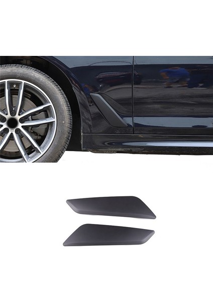 Bmw 5 Serisi G30 Için 2018-2022 Çamurluk Yan Hava Havalandırma Outlet Kapağı Döşeme Dekoratif Sticker Araç Aksesuarları Mat Siyah (Yurt Dışından) modelleri