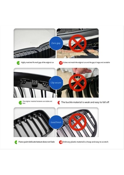 Bmw 5 G30 G31 G38 530I 540I 2018-20120 Orta Izgara Için Araba Çift Çıta Ön Tampon Izgarası (Yurt Dışından) fiyatları