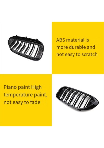 Bmw 5 G30 G31 G38 530I 540I 2018-20120 Orta Izgara Için Araba Çift Çıta Ön Tampon Izgarası (Yurt Dışından) fırsatları