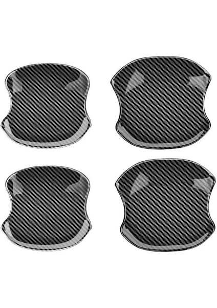 Araba Karbon Fiber Kapı Kolu Kase Kapak Boşluk Trim Ek Toyota Sienta Için Kalıp Garnitür 10 Serisi 2022 2023 (Yurt Dışından)