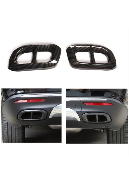 Mercedes Benz Glc Gle Için 350 450 Gls W167 X253 X167 20-22 Araba Susturucu Egzoz Boru Tail Kapak Trim Abs Karbon Fiber (Yurt Dışından) fiyatları