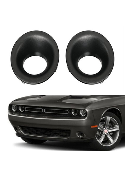 1 Çift Ön Tampon Sis Lambası Kapak Çerçeveleri Trim Çalışma Işık Kapağı 68259662AA 68259663AA Dodge Challenger Için 15-17 (Yurt Dışından) fiyatları