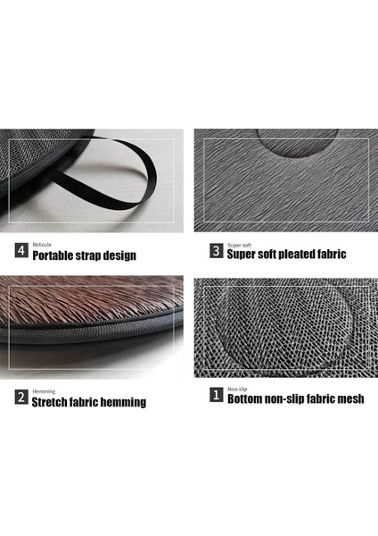 2pcs 360 ° Dönen Koltuk Yastığı Araba Için 15 7 Inç Koltuk Yastığı Ev Için Yaşlılar Için Döner Koltuk Ofis Sandalyeleri Kırmızı (Yurt Dışından) fiyatları