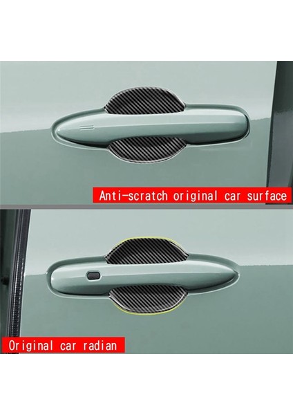 Araba Karbon Fiber Kapı Kolu Kase Kapak Boşluk Trim Ek Toyota Sienta Için Kalıp Garnitür 10 Serisi 2022 2023 (Yurt Dışından) fırsatları