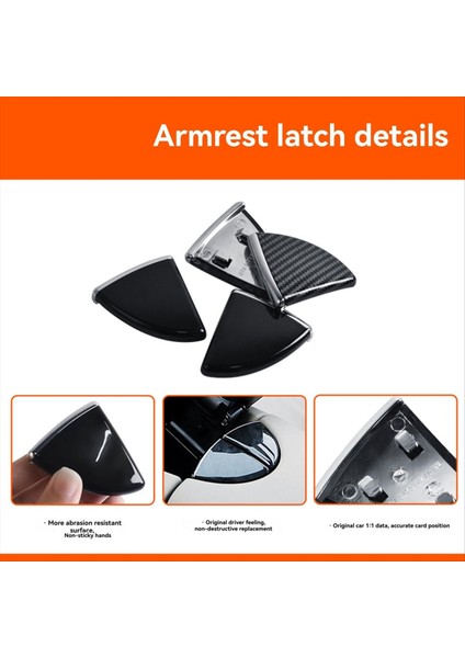 Araba Merkezi Konsol Kapak Paneli Koltuk Kutusu Trim Koruyucu Kapak Çıkartmaları Benz E Sınıfı W211 Karbon Fiber Renk (Yurt Dışından) indirimleri