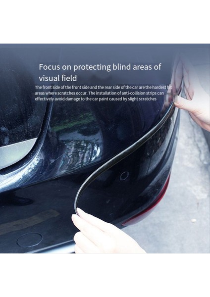 Hipersonik Çarpışma Karşıtı Şeridi Tampon Trim Şeridi Araç Yan Sınır Savunma Çarpışması Kazınma HP-6165 Altın (Yurt Dışından) indirimleri