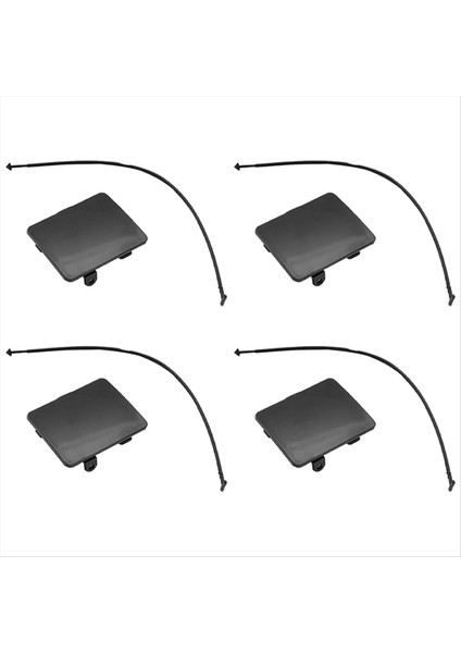 4pcs Yan Etek Kriko Deliği Kapağı Tampon Kapağı 1406980330 Mercedes Benz S-Serisi W140 W220 2000-2006 (Yurt Dışından)