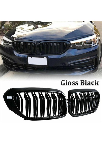 Parlak Siyah Araba Ön Böbrek Izgarası Bmw Için G30 G31 5 Serisi 530I 540I 2017-2020 (Yurt Dışından) fiyatları