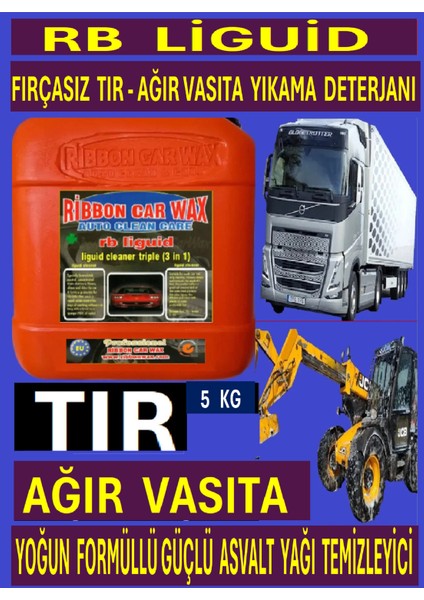 Ribbonwax Rb Liguid ( FIÇASIZ TIR - AĞIR VASITA YIKAMA SIVISI ) 5 kg