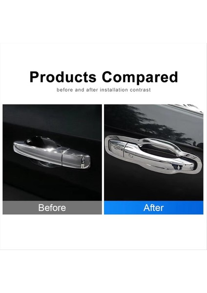 Araba Krom Kapı Kolu Kase Kapak Dodge Yolculuğu Fiat Fiat Freemont 2013-2016 Dış Aksesuarlar (Yurt Dışından) fırsatları