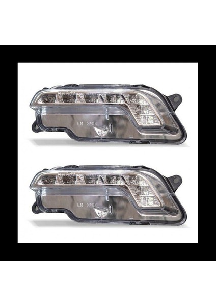 2x Sol Gündüz Çalışma Işık LED Sis Lambaları Mercedes W212 E300 E350 E500 E550 09-13 2128200756 (Yurt Dışından)