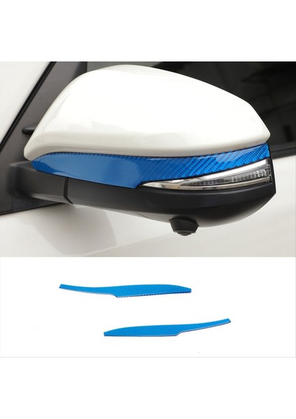 Toyota 4runner Için 2010-2023 Karbon Fiber Araba Dikizli Ayna Trim Şeridi Dekorasyon Aksesuarları Mavi (Yurt Dışından) modelleri