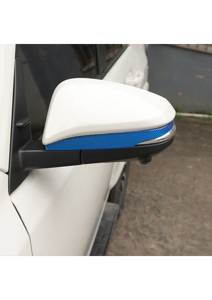 Toyota 4runner Için 2010-2023 Karbon Fiber Araba Dikizli Ayna Trim Şeridi Dekorasyon Aksesuarları Mavi (Yurt Dışından) fırsatları