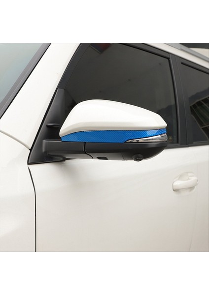 Toyota 4runner Için 2010-2023 Karbon Fiber Araba Dikizli Ayna Trim Şeridi Dekorasyon Aksesuarları Mavi (Yurt Dışından) indirimleri