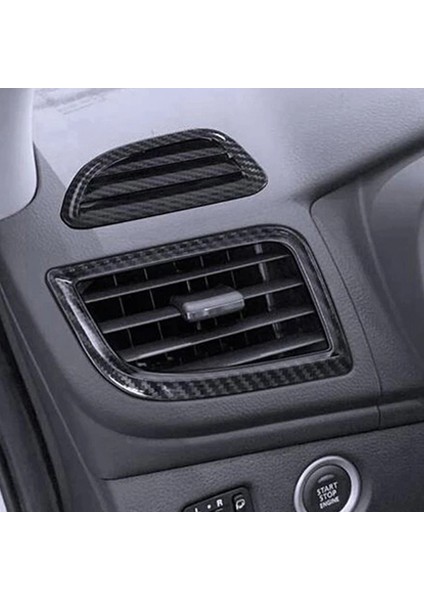 Mitsubishi Için 10X Pajero Sport 2020 Karbon Fiber Abs Klima Havalandırma Havalandırma Outlet Kapak Trim Araba Stil (Yurt Dışından) fırsatları